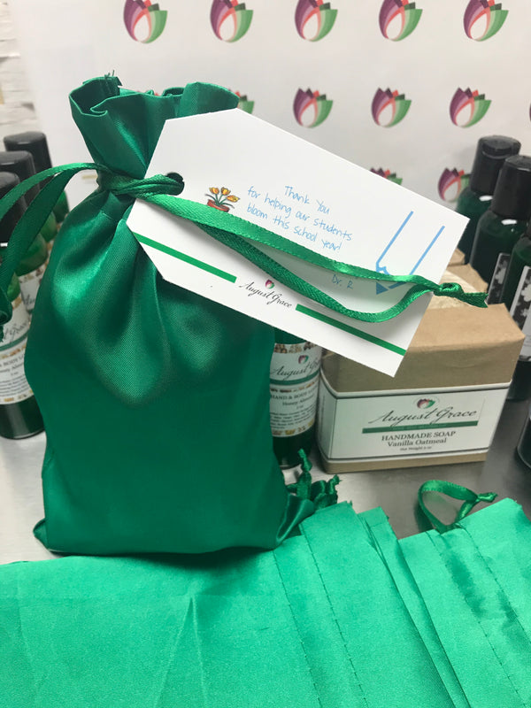 Special Green Satin Bag Gifts - Gift Boxes